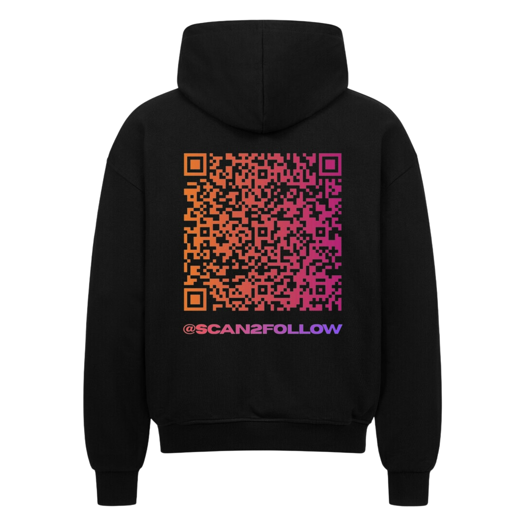 Insta-QR Zip Hoodie